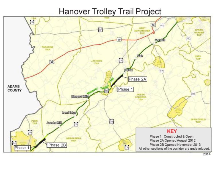 Hanover Trolley Trail York County Rail Trail Authority